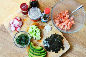 sushi bowl ingredienten