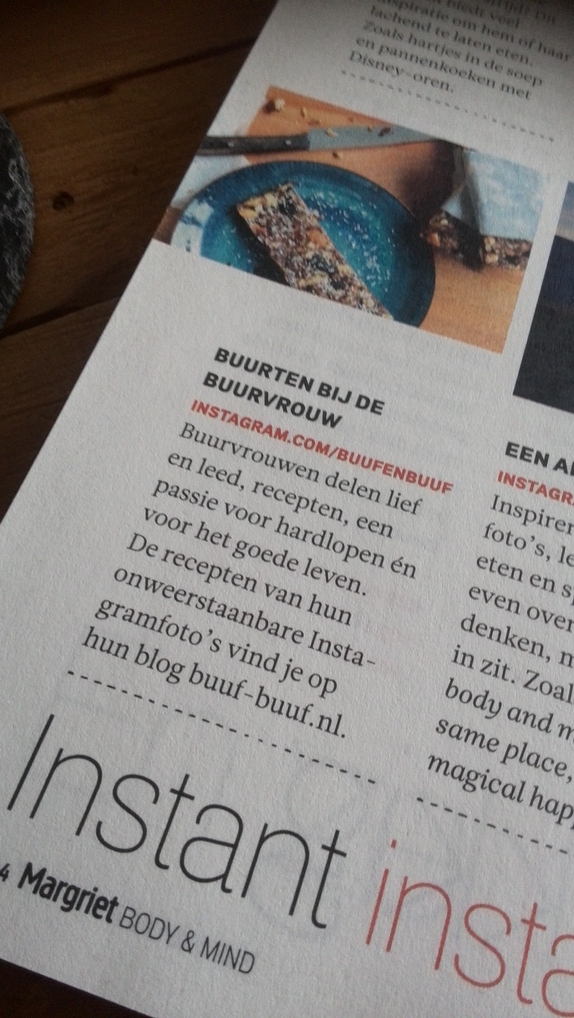 Buufenbuuf in de Margriet